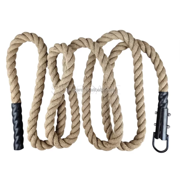 Fitness and Strength Training, Workout Gym Jute Climbing Rope